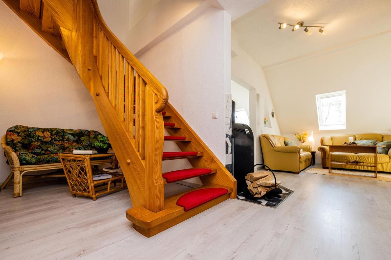 Waldblickwohnung Mit Schoener Terrasse Und Kamin زبنيتس المظهر الخارجي الصورة