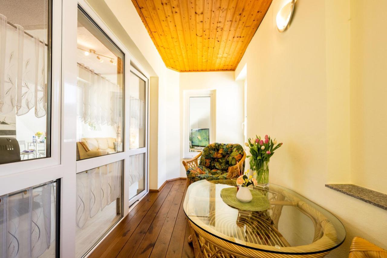 Waldblickwohnung Mit Schoener Terrasse Und Kamin زبنيتس المظهر الخارجي الصورة