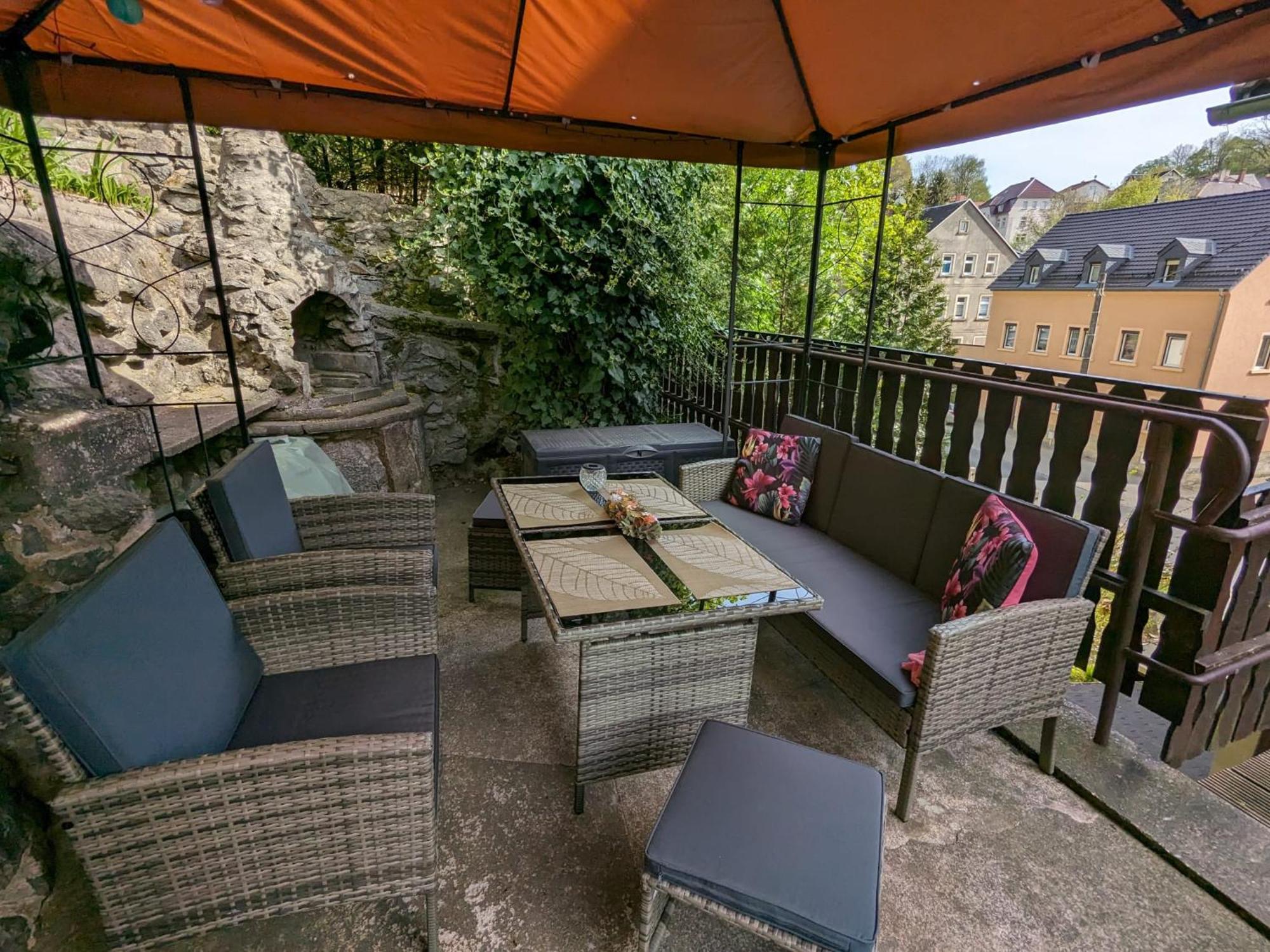 Waldblickwohnung Mit Schoener Terrasse Und Kamin زبنيتس المظهر الخارجي الصورة